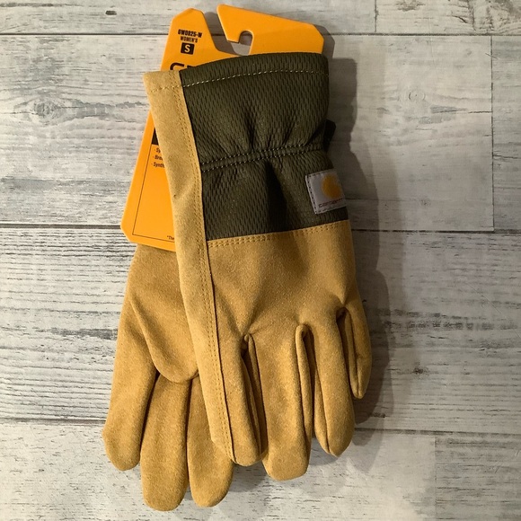 Carhartt Women's Small Synthetic Suede Stretch Knit Glove - Picture 2 of 5